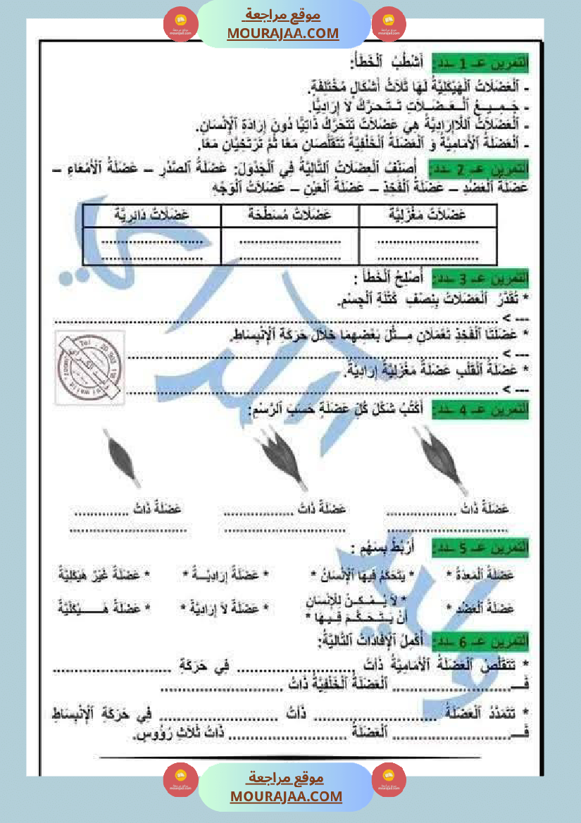 سنة خامسة ابتدائي ايقاظ علمي