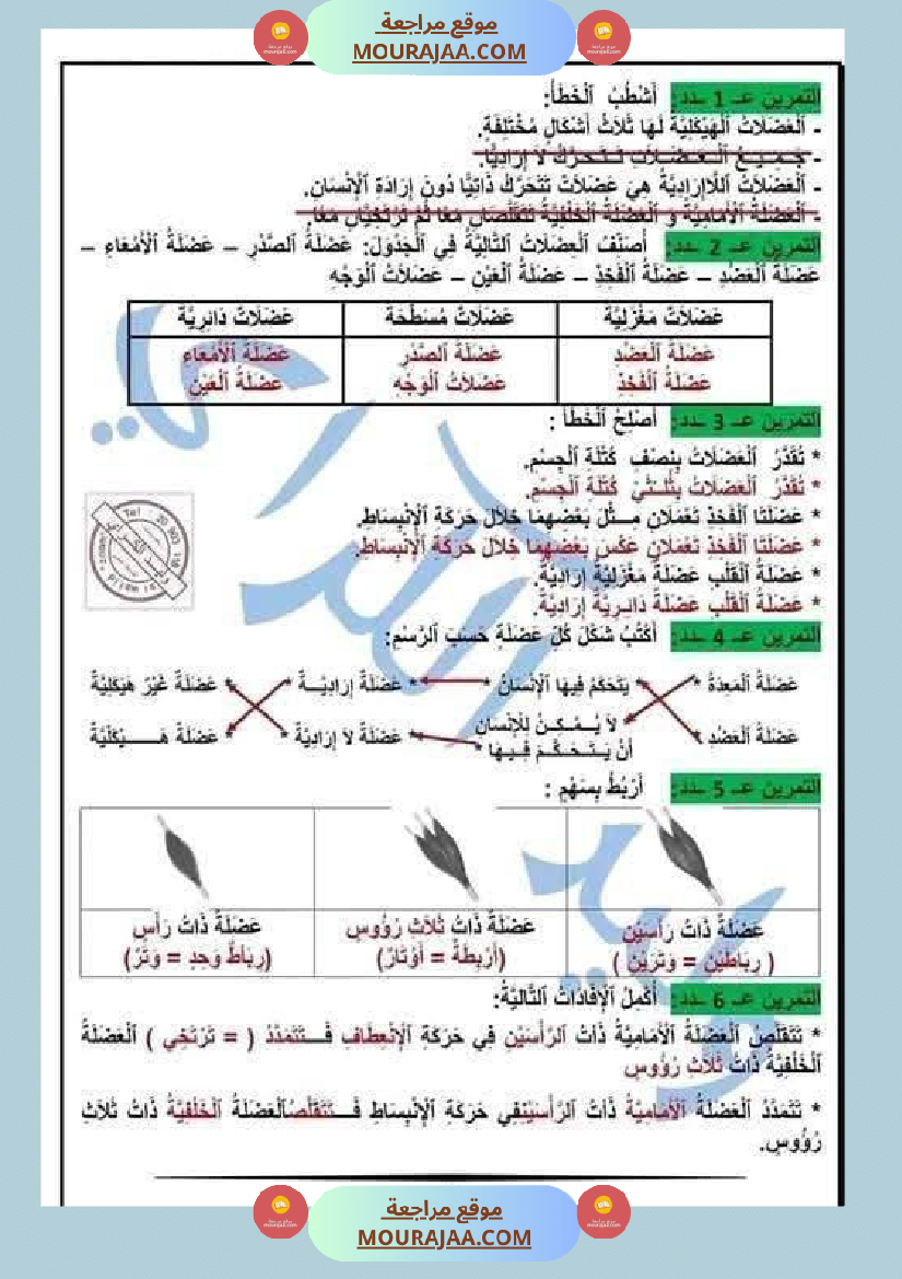 سنة خامسة ابتدائي ايقاظ علمي