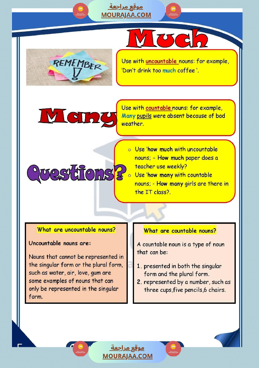 تقييم انقليزية سنة السادسة مع الاصلاح