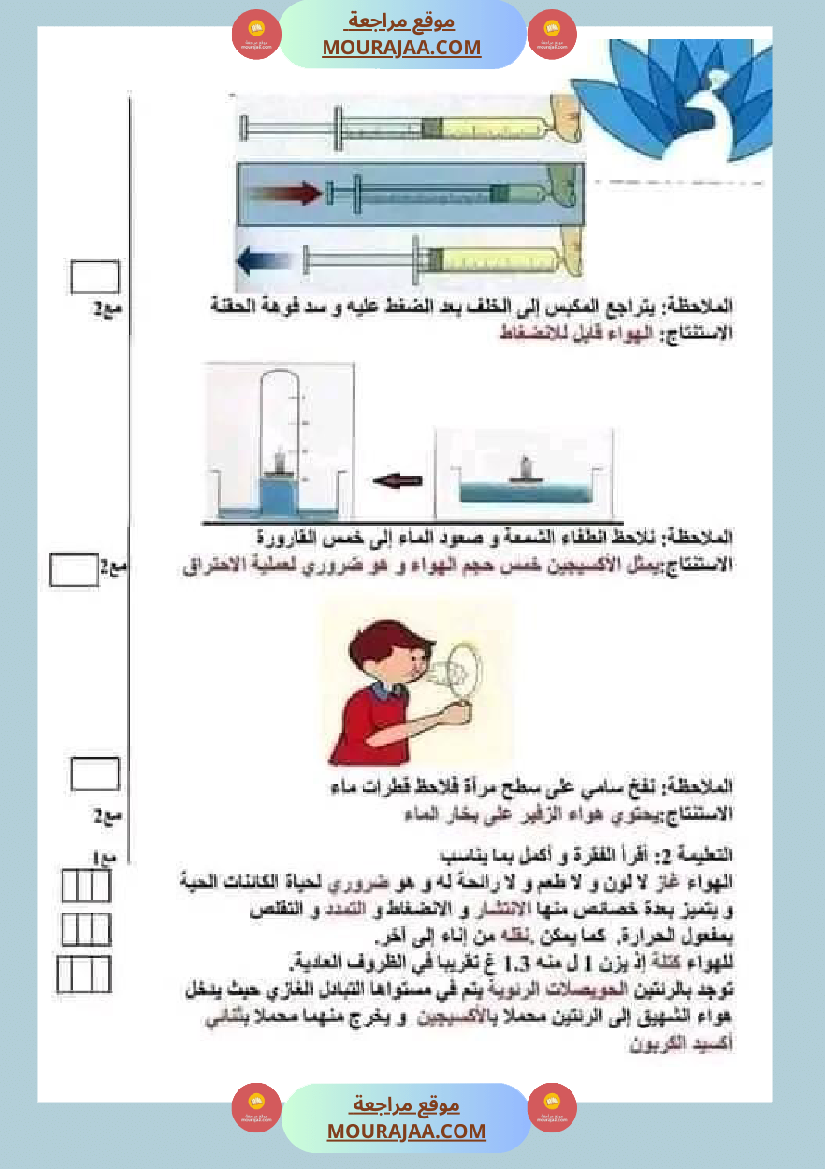 سنة سادسة ايقاظ علمي مع الاصلاح