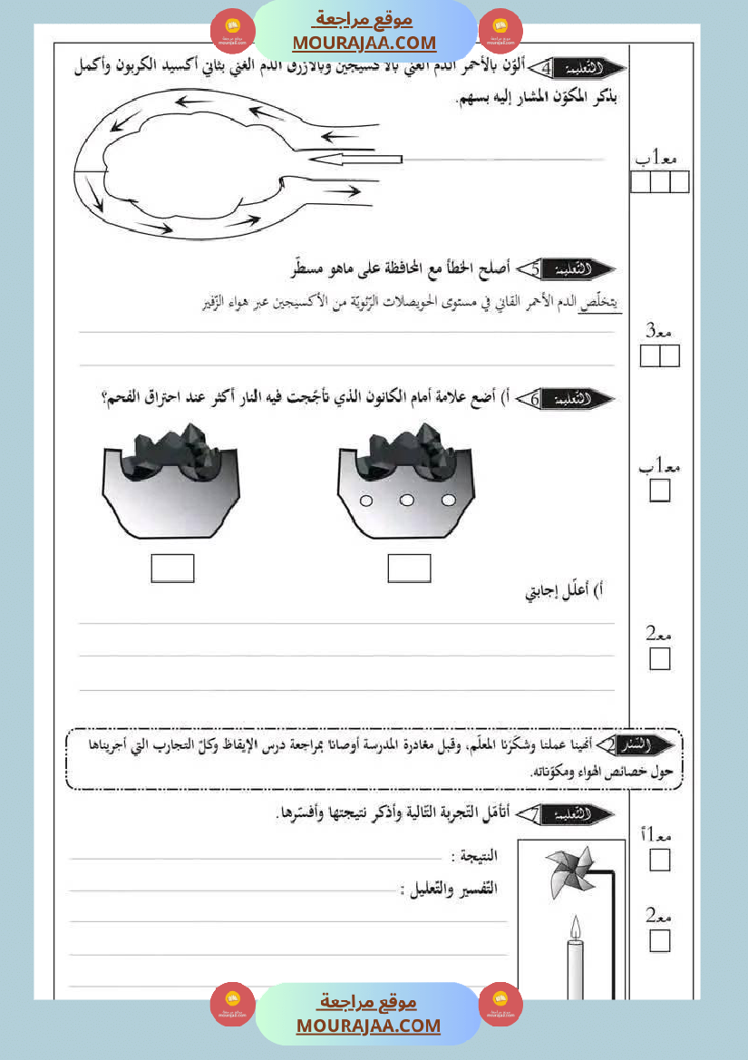 سنة سادسة ايقاظ علمي مع الاصلاح