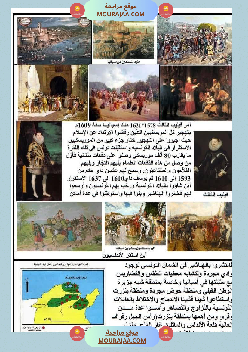 السنة السادسة دروس التاريخ الثلاثي الأول