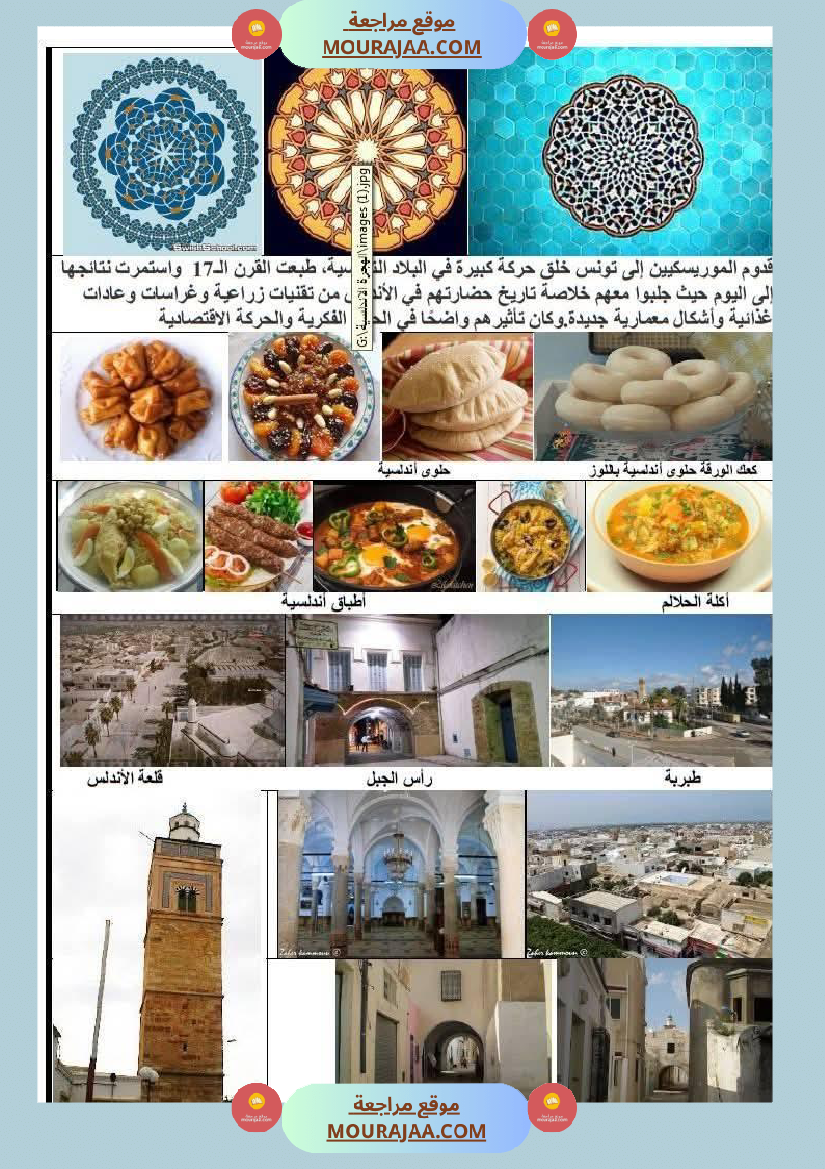 السنة السادسة دروس التاريخ الثلاثي الأول