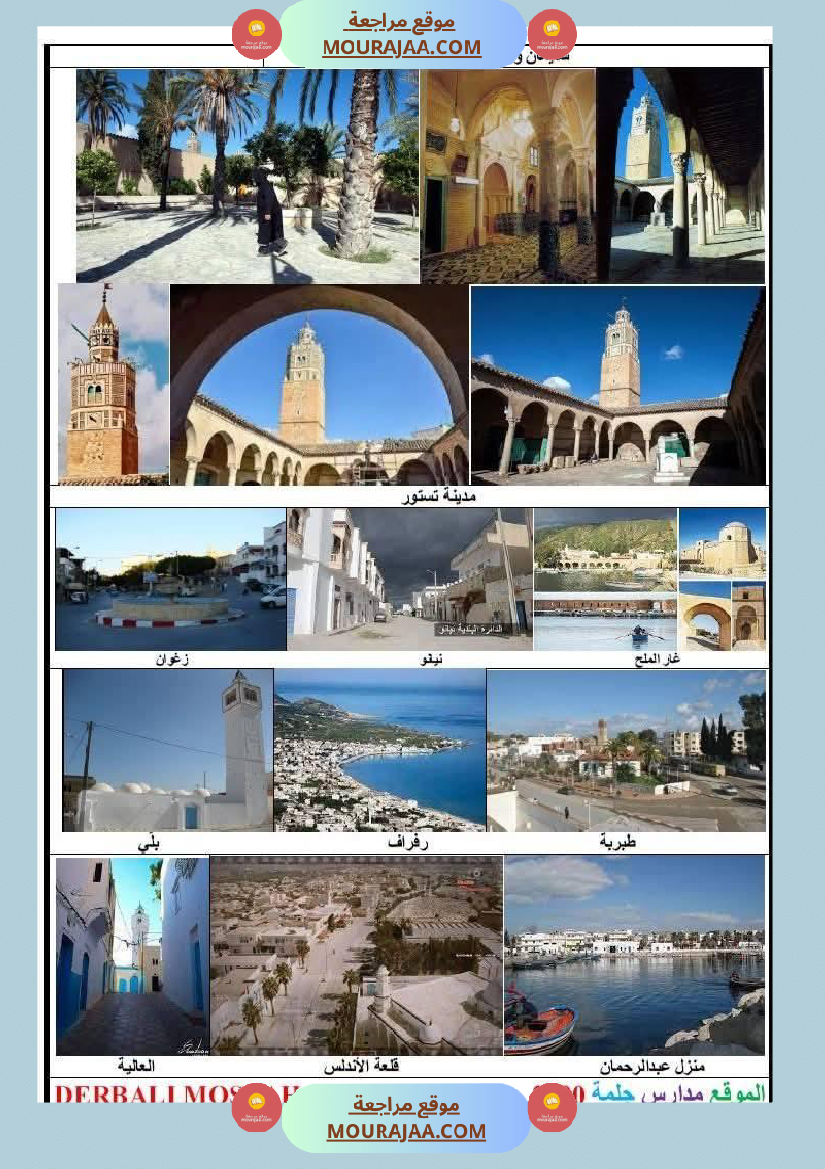 السنة السادسة دروس التاريخ الثلاثي الأول