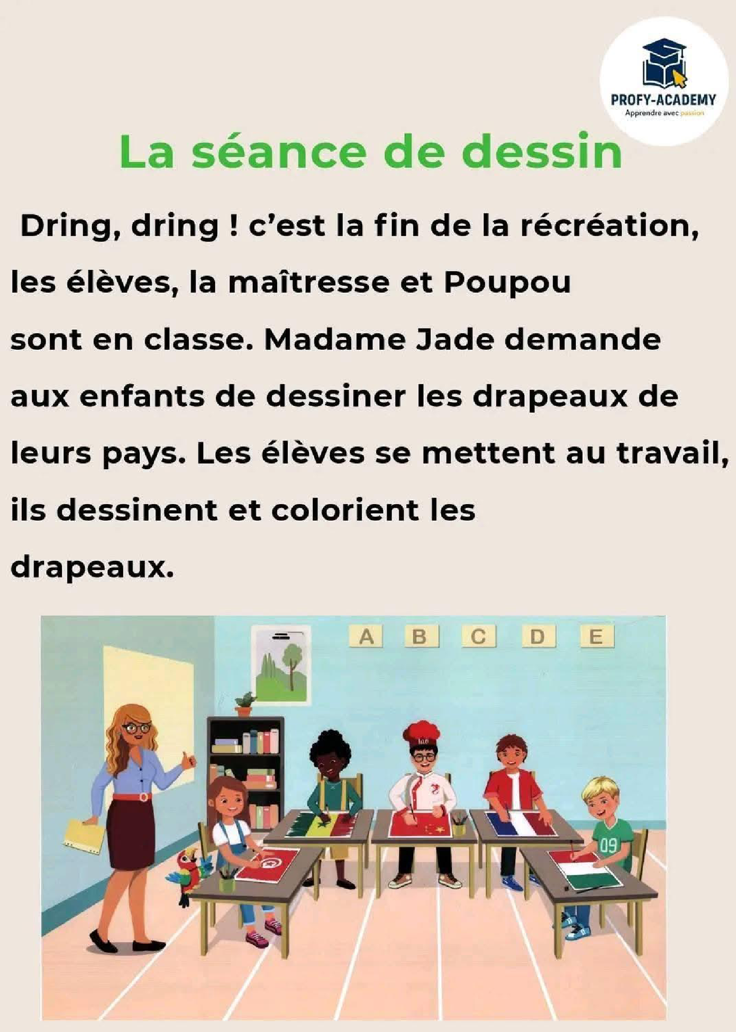 3eme annee primaire francais 1er trimestre la vie scolaire mon ecole 