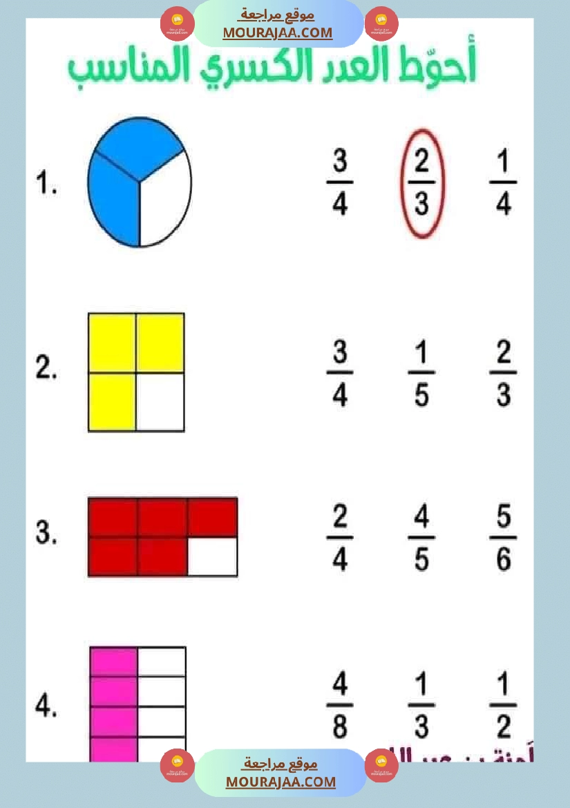 سنة خامسة رياضيات ثلاثي 2 صفحة 1