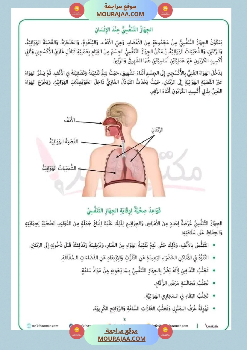 سنة خامسة تلخيص دروس مادة الايقاظ العلمي ثلاثي 2 صفحة 3
