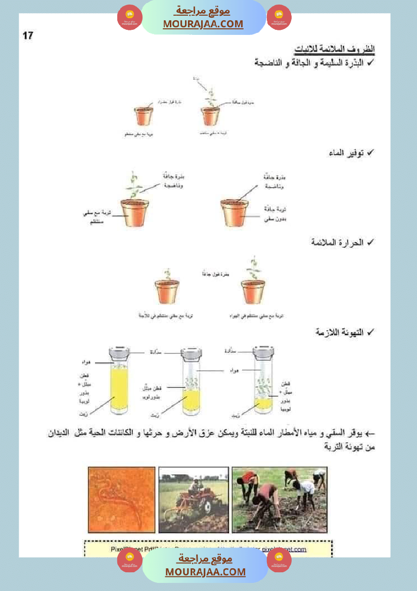 ملخص الايقاظ العلمي للسنة الخامسة