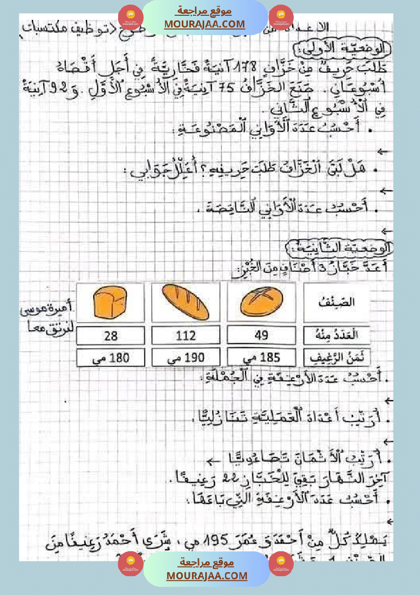 تطبيقات ثرية و متنوعة في جميع المواد السنة الثانية للمراجعة