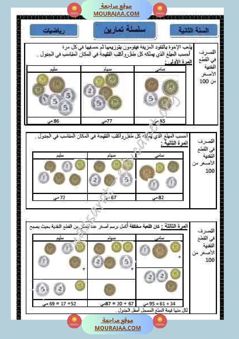 سنة ثانية رياضيات