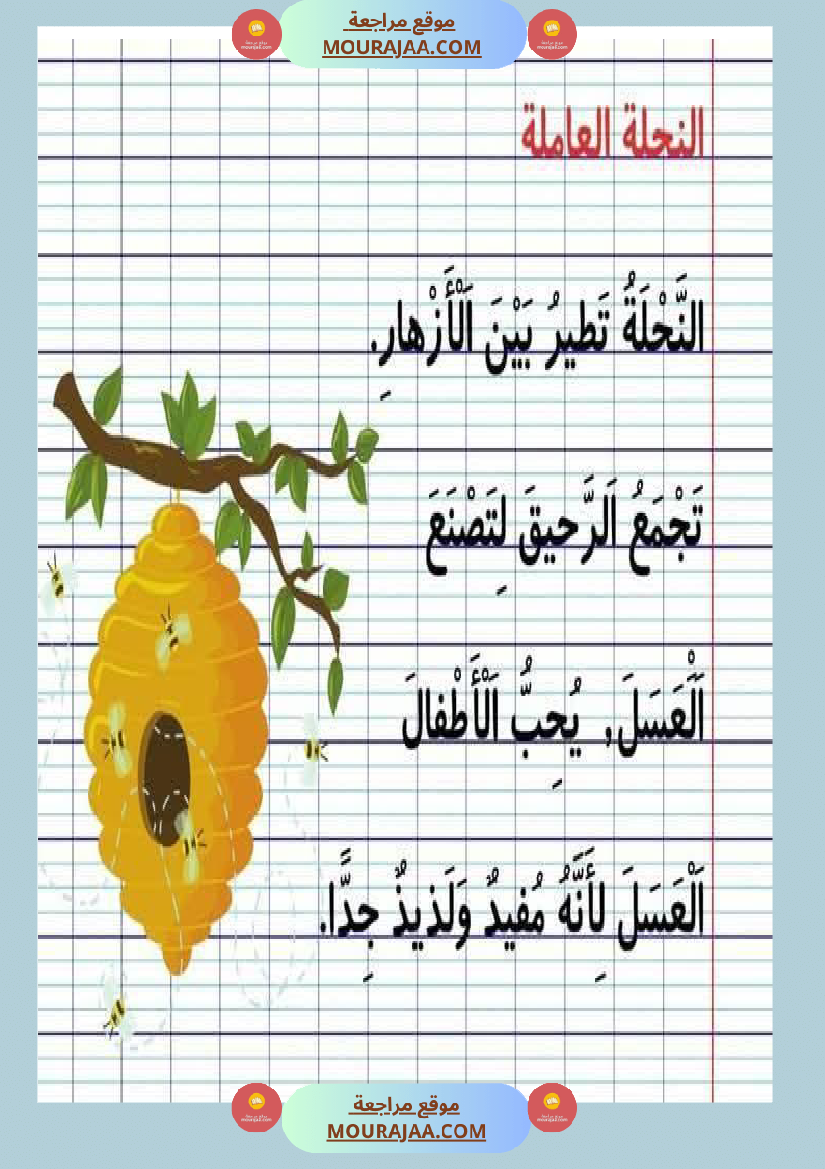 نصوص قصيرة السنة الأولى في المطالعة و القراءة الجهرية و الإملاء