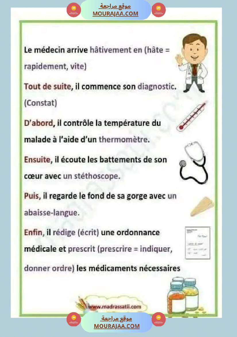 سنة رابعة فرنسية ثلاثي 2