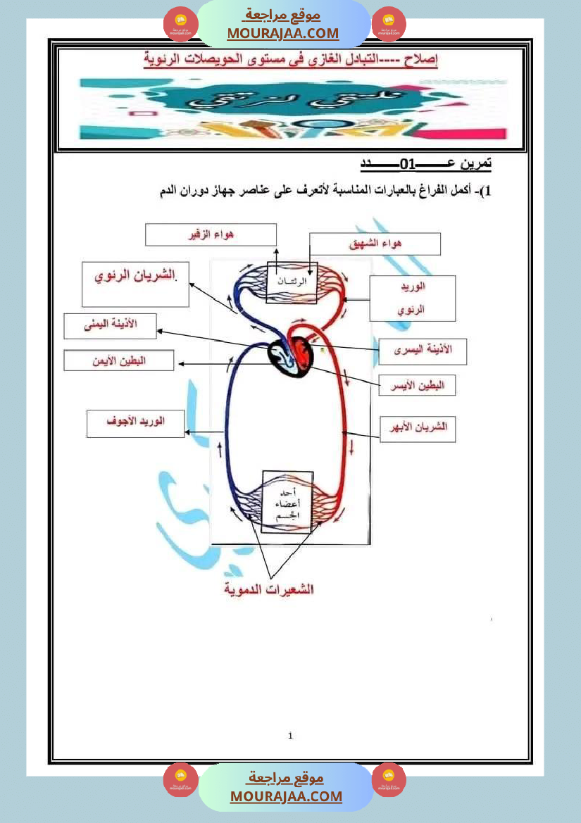 اختبار سنة سادسة ابتدائي ايقاظ علمي الثلاثي الثاني