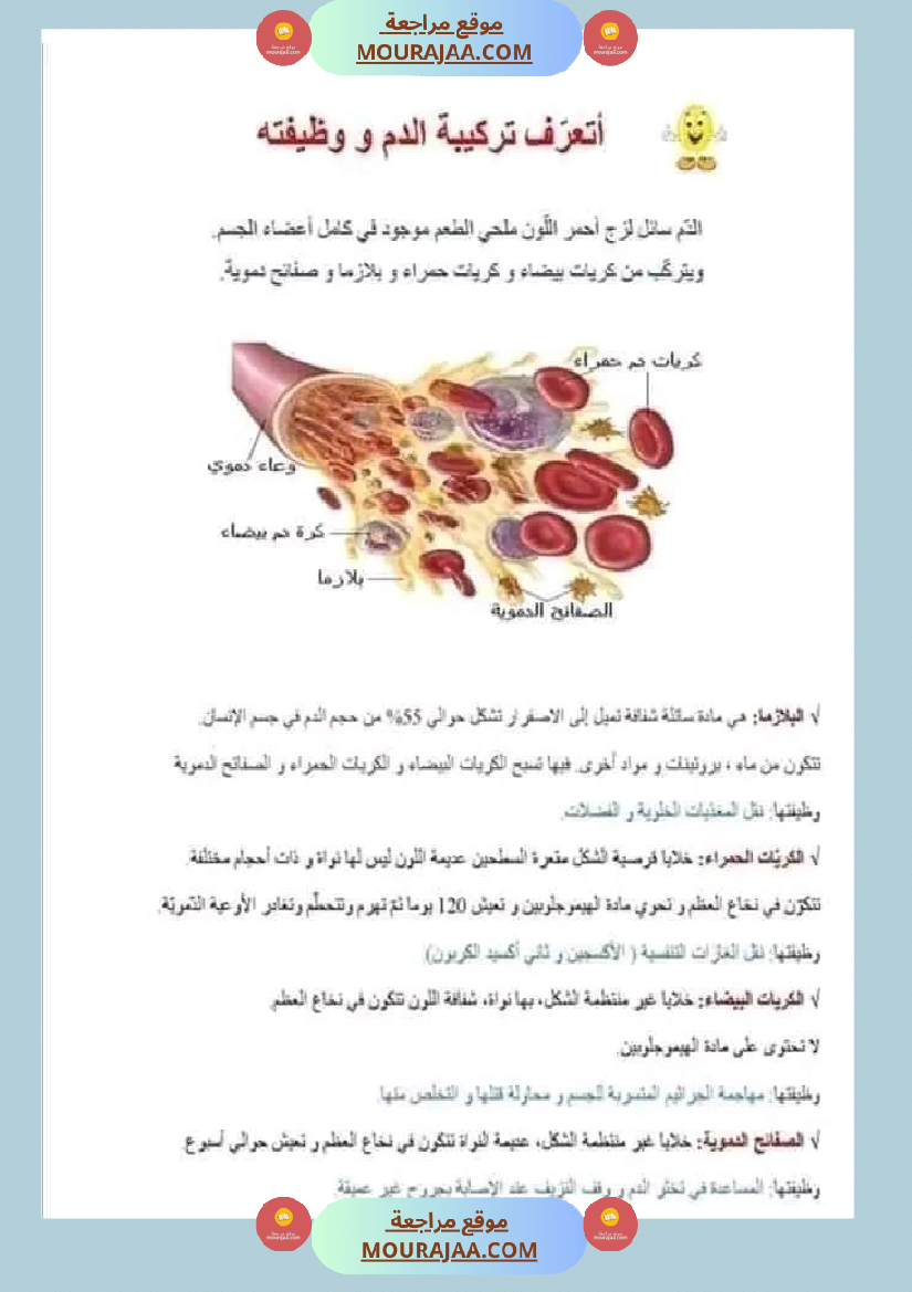 امتحان ايقاظ علمي سنة سادسة ابتدائي الثلاثي الثاني