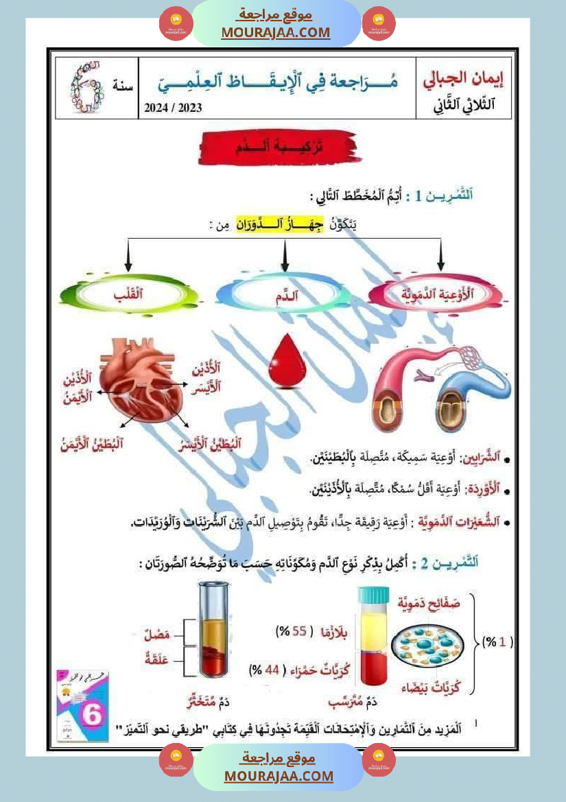 إيقاظ علمي السنة السادسة