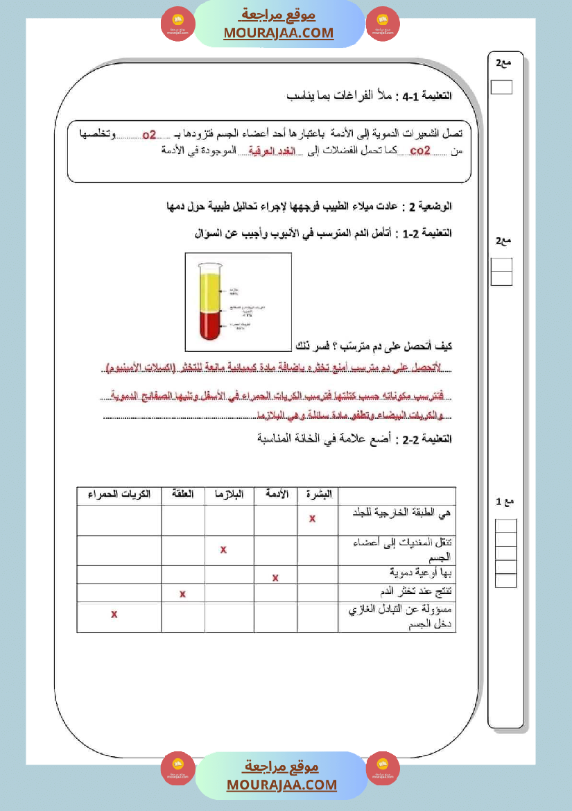 رياضيات ايقاظ علمي لتلاميذ السنة السادسة