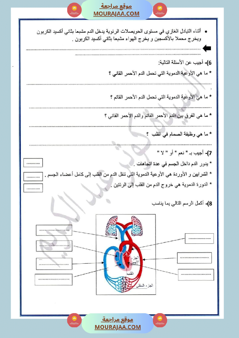 سنة سادسة ايقاظ علمي 1