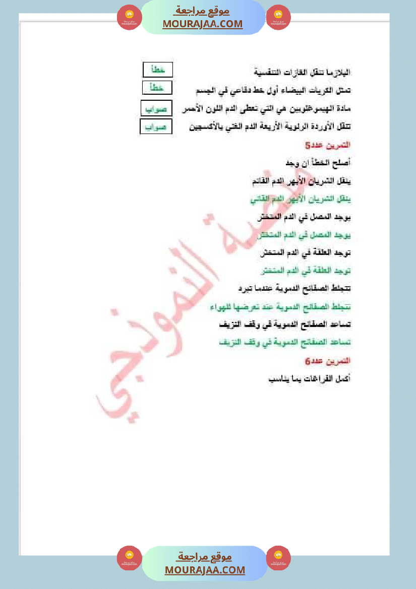 سنة سادسة ايقاظ علمي ثلاثي 2