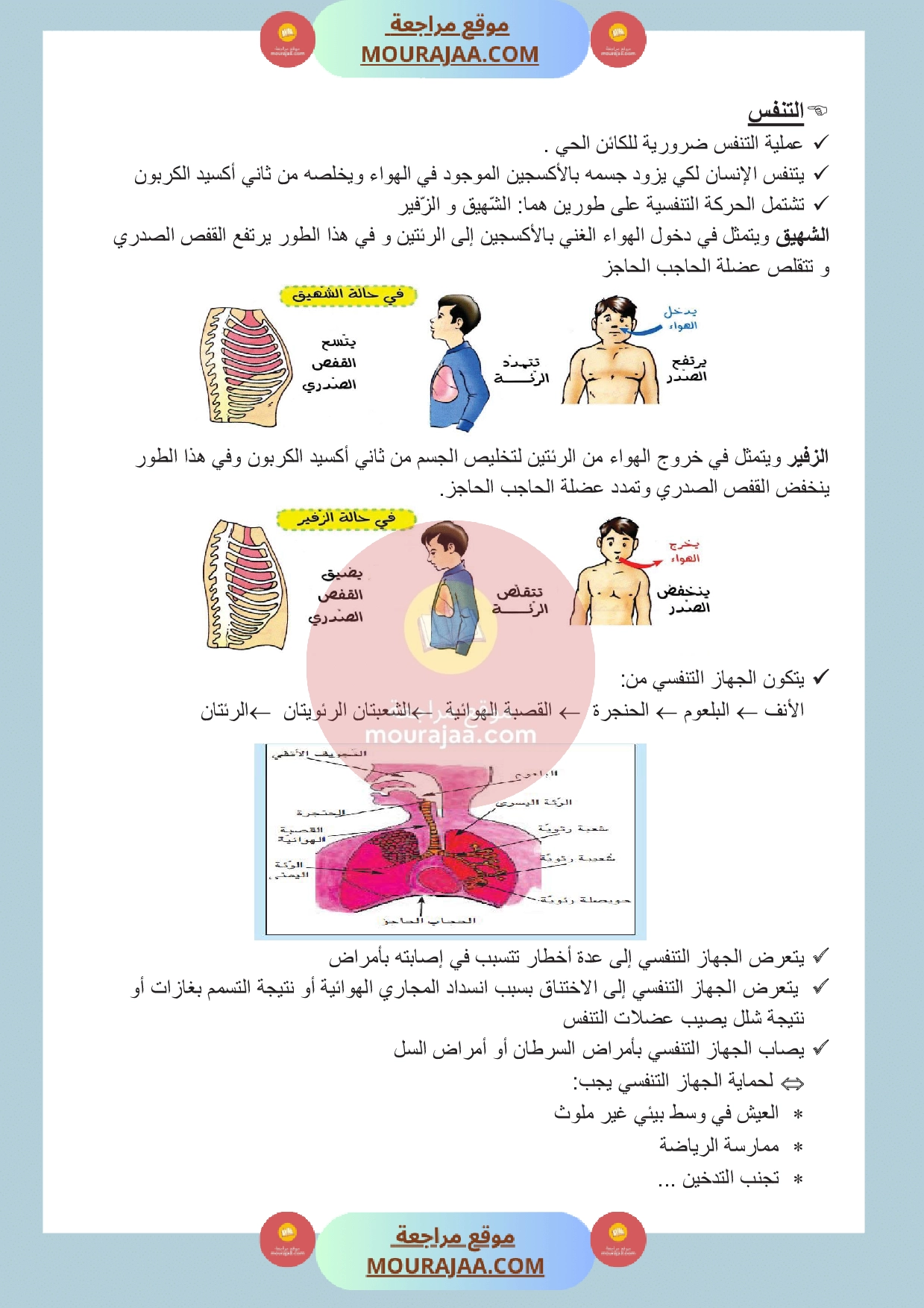 التنفس