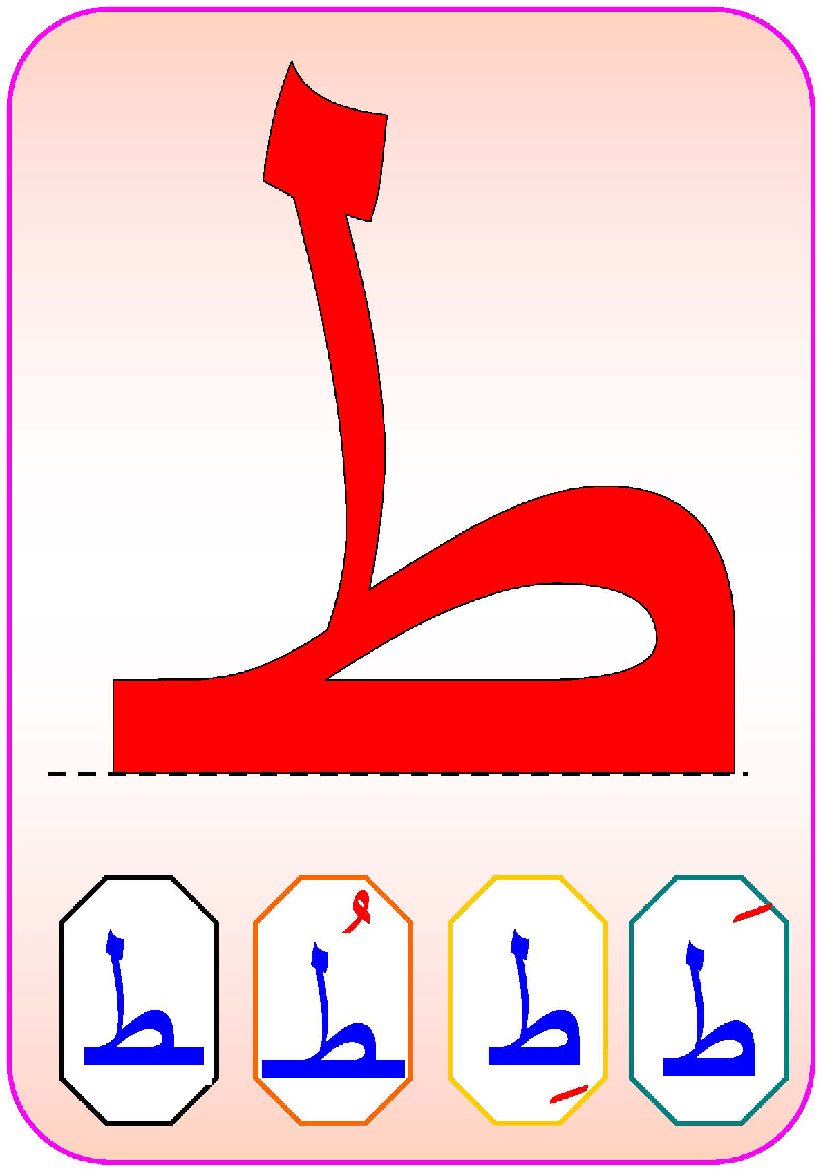 موقع مراجعة حرف الطا مشكولة