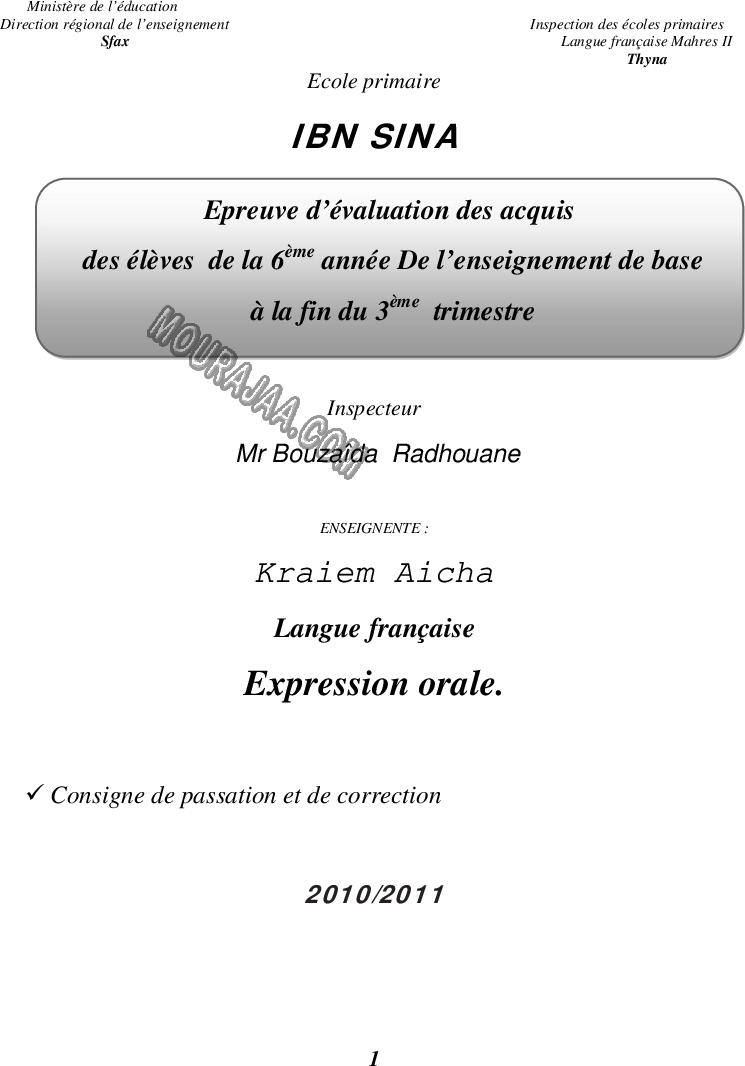 exp.orale 6e 3t