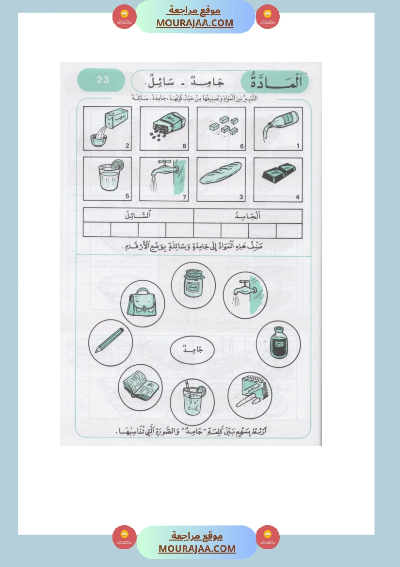 كتاب الايقاظ العلمي مذكرات التلميذ سنة اولى