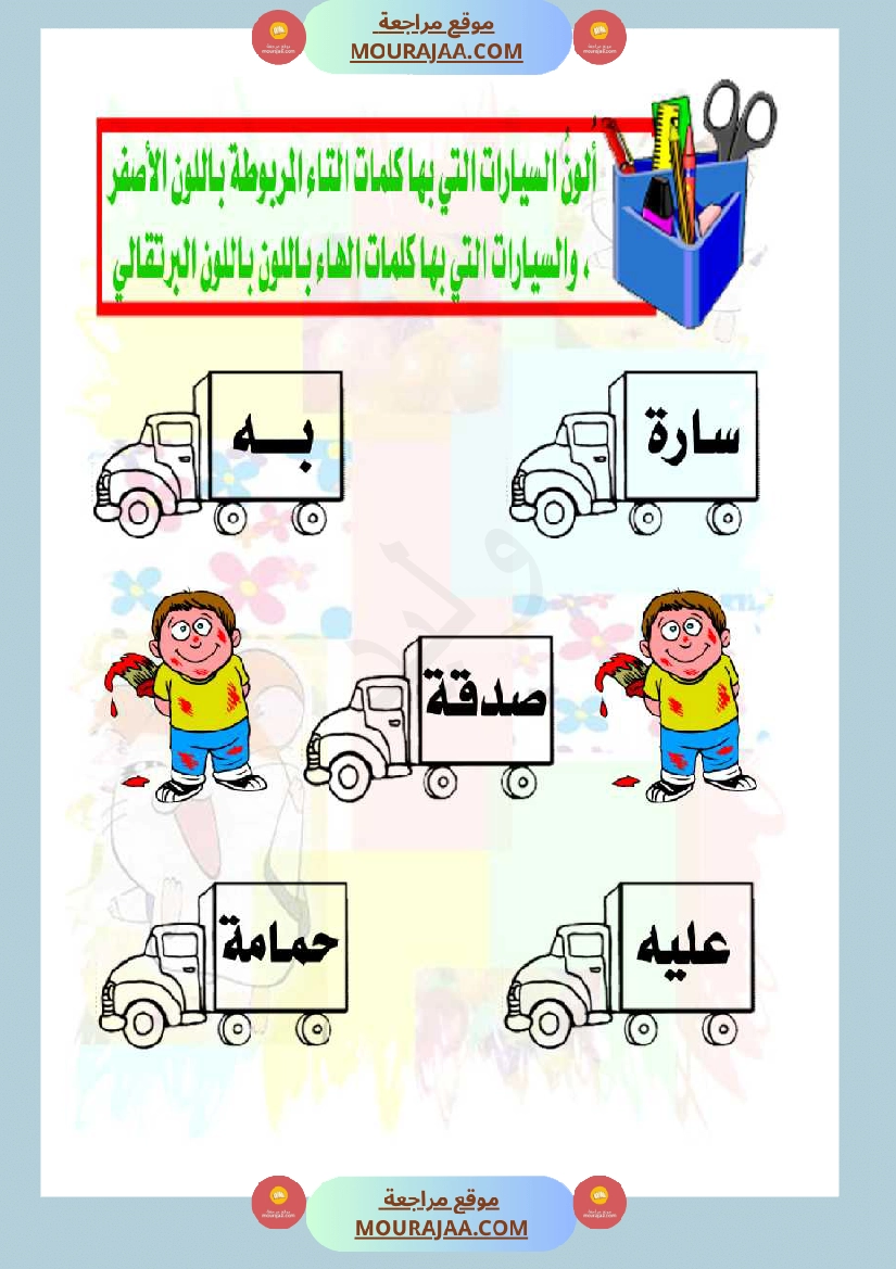 توظيف الإملاء للكتابة بلا أخطاء مذكرة كاملة سنة اولى و ثانية