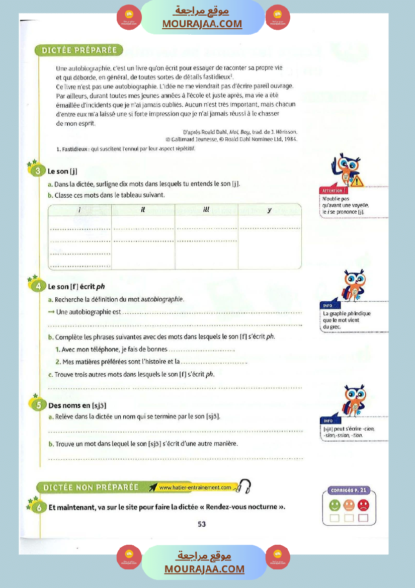 dictees accords conjugaison homophones orthographe