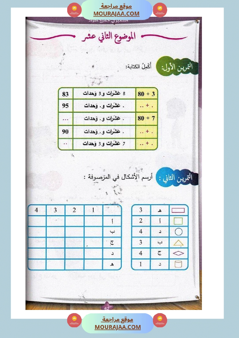 المتميز في جميع المواد سنة أولى