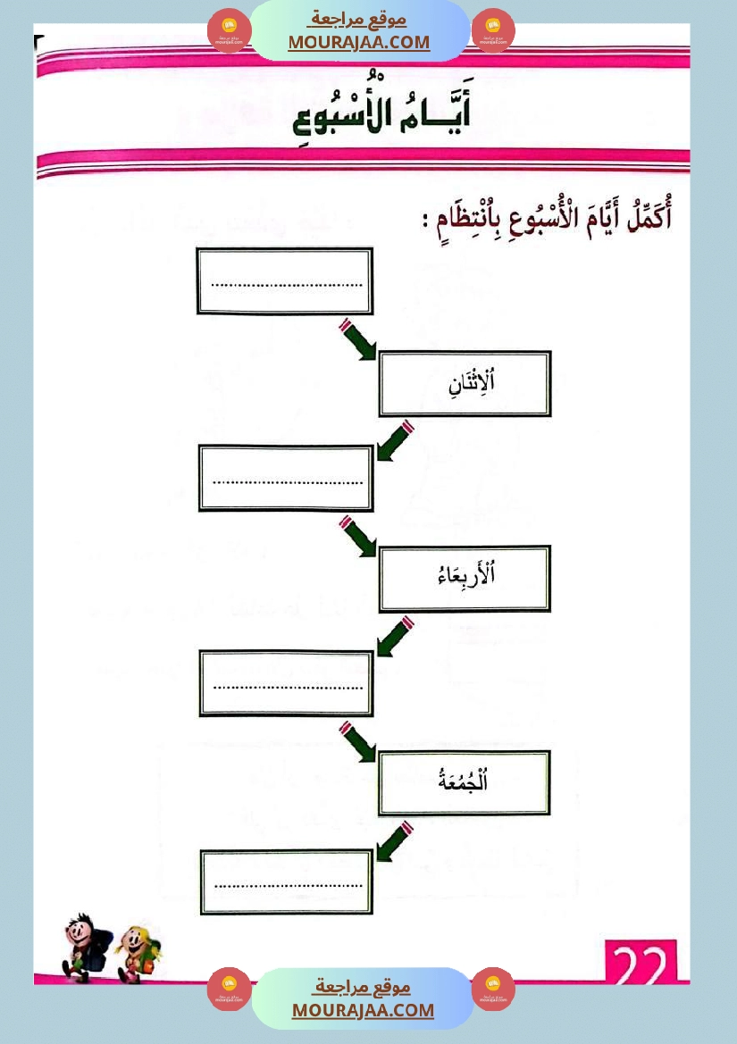 التدرج في الإيقاظ العلمي لاقسام التحضيري