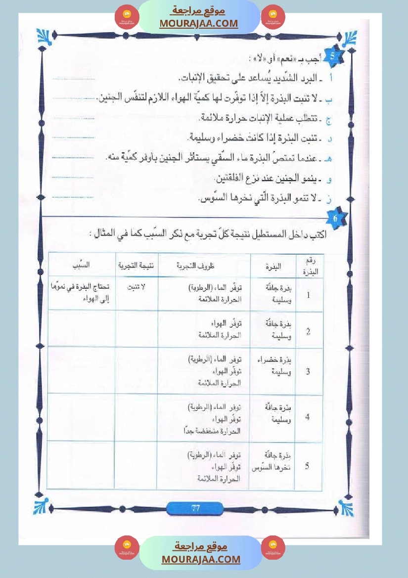 المنير في الايقاظ العلمي سنة الخامسة